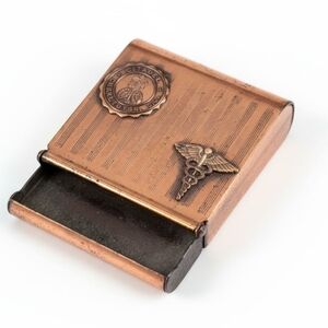 EUC Antique Jemco Hold-a-lite Citadel Charleston SC Match Cover!!